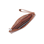 Hobo Vida Wristlet Polished Leather Natural