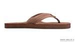 Rainbow Sandals Single Layer Arch Support Premier Leather with 1" Strap - Expresso