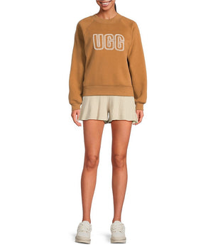 Ugg W Logo Crewneck Color Chestnut Small – HollisterComfortShoes