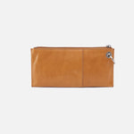 Hobo Vida Wristlet Polished Leather Natural