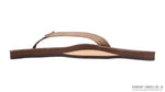 Rainbow Sandals Single Layer Premier Leather with Arch Support and a 1/2" Narrow Strap -Dark Brown