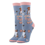 Oooh Yeah Dog Mom | Women’s Funny Cotton Crew Sock