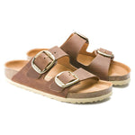 Birkenstock Arizona Big Buckle Oiled Leather Cognac R
