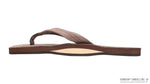 Rainbow Sandals Single Layer Premier Leather with Arch Support 1" Strap - Dark Brown