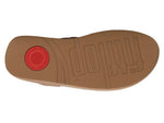 Fitflop Lulu Marbled-Stone Toe Post Sandal Deep Tan