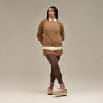 Ugg W Classic Crewneck Chestnut M