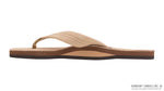 Rainbow Sandals Single Layer Arch Support Premier Leather with 1" Strap - Sierra Brown