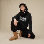 Ugg W Logo Crewneck Color Black Large
