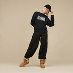 Ugg W Logo Crewneck Color Black Large