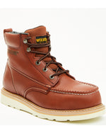 WOLVERINE MEN'S 6" MOC TOE EXCLUSIVE WEDGE WORK BOOTS W08289