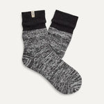 Ugg Rib Knit Slouchy Quarter Socks Blk
