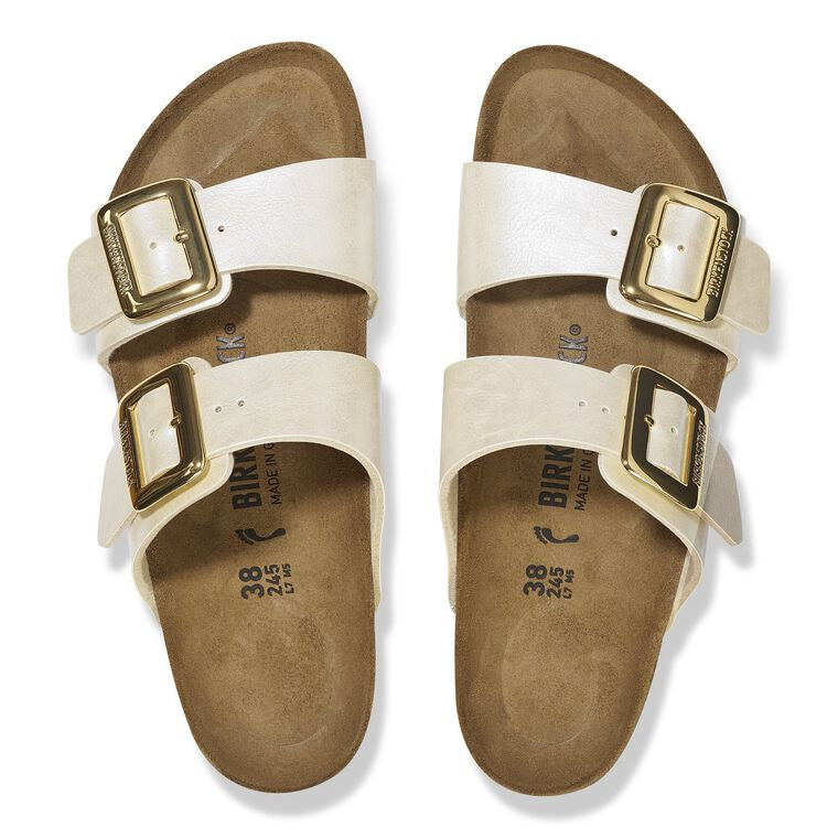 Birkenstock Sydney Cushion Buckle Graceful Pearl White Style 1029492