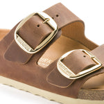 Birkenstock Arizona Big Buckle Oiled Leather Cognac R