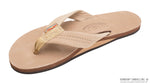 Rainbow Sandals Single Layer Arch Support Premier Leather with 1" Strap - Sierra Brown