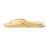 Archies Arch Support Flip Flops-Lemon
