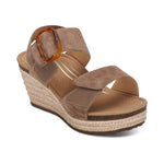 Aetrex Ashley Arch Support Wedge Taupe