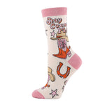 Oooh Yeah! Giddy Up | Women’s Western Cowgirl Crew Sock