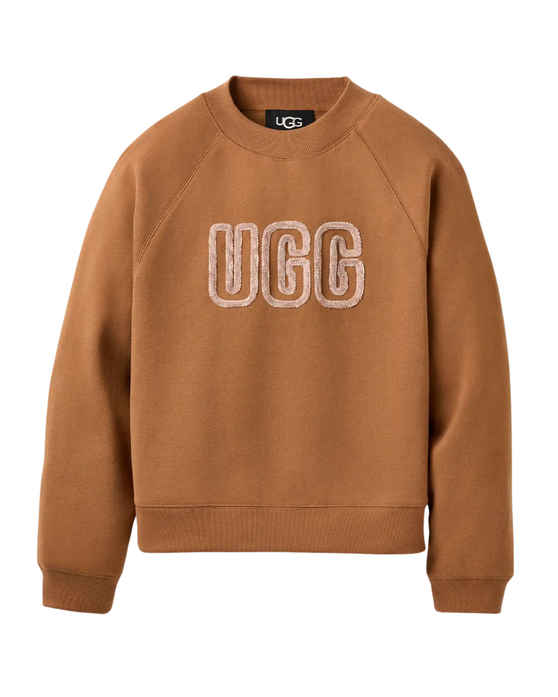 Ugg W Logo Crewneck Color Chestnut Small – HollisterComfortShoes