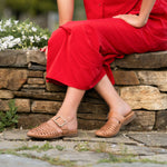 Dansko Leilani Light Tan Burnished Nappa Mule