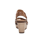 Sydney Quarter Strap Espadrille Wedge Black Scotch