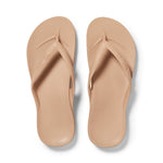 Archies Arch Support Flip Flops-  Tan