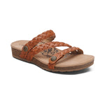 Aetrex Josie Braided Slide Ginger