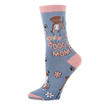 Oooh Yeah Dog Mom | Women’s Funny Cotton Crew Sock
