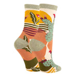 Sock It Up Sol De Cactus | Women’s Western Premium Cotton Crew Socks