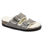 Birkenstock Arizona Shearling Suede Leather Stone Coin Style 1017402