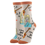 Oooh Yeah! Just Keep ’Em | Women’s Jolene Dolly Parton Crew Sock