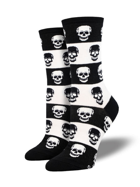 Socksmith Skull Black/White