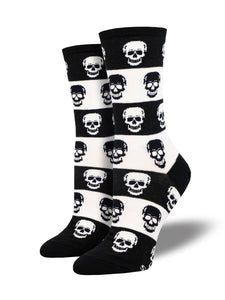 Socksmith Skull Black/White