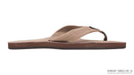 Rainbow Sandals Single Layer Premier Leather with Arch Support 1" Strap - Dark Brown