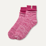 Ugg Rib Knit Slouchy Quarter Socks Chroma Pink