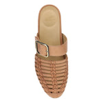 Dansko Leilani Light Tan Burnished Nappa Mule