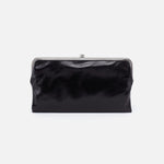 Hobo Lauren Clutch-Wallet Polished Leather Black