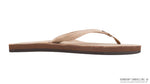 Rainbow Sandals Single Layer Premier Leather with Arch Support and a 1/2" Narrow Strap - Sierra Brown