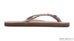 Rainbow Sandals Single Layer Flirty Braidy - Dark Brown