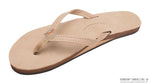 Rainbow Sandals Single Layer Premier Leather with Arch Support and a 1/2" Narrow Strap - Sierra Brown
