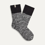 Ugg Rib Knit Slouchy Quarter Socks Blk