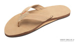 Rainbow Sandals Single Layer Premier Leather with Arch Support 1" Strap - Sierra Brown
