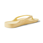 Archies Arch Support Flip Flops-Lemon