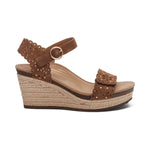 Sydney Quarter Strap Espadrille Wedge Black Scotch