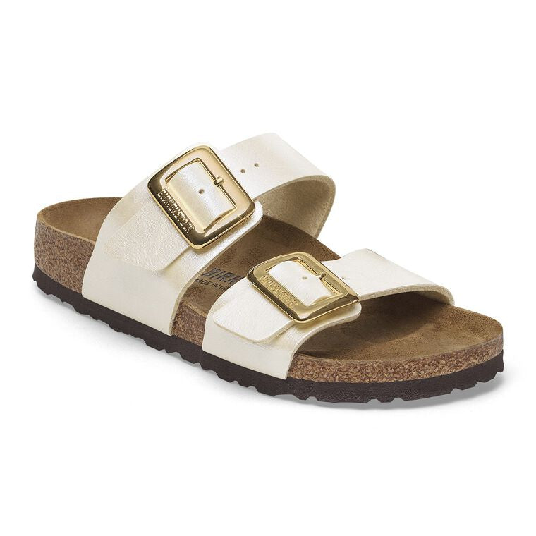 Birkenstock Sydney Cushion Buckle Graceful Pearl White Style 1029492