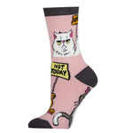 Oooh Yeah! Not Today | Women’s Cat Cotton Crew Sock