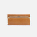 Hobo Rachel Continental Wallet Polished Leather Natural