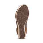 Sydney Quarter Strap Espadrille Wedge Black Scotch