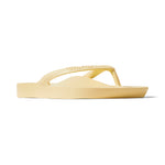 Archies Arch Support Flip Flops-Lemon