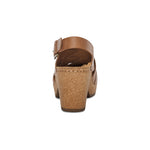 Aetrex Paige Slingback Clog Camel CLEARANCE