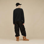 Ugg W Logo Crewneck Color Black Large